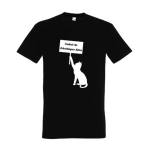 Freiheit für Schrödingers Katze - Premium-T-Shirt - schwarz