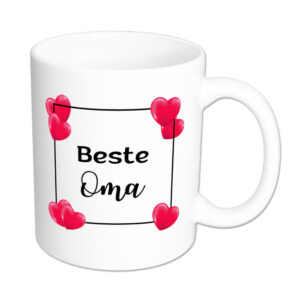 Beste Oma - Tasse - HTH - weiß