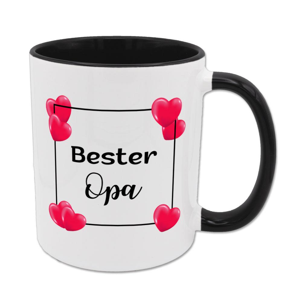 Bester Opa - Tasse - HTH - schwarz