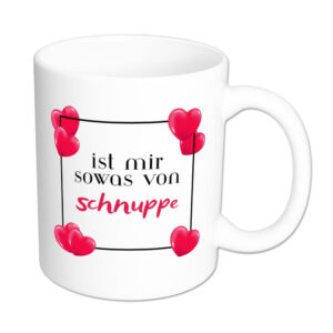 ist mir sowas von schnuppe - HTH-Tasse - weiß