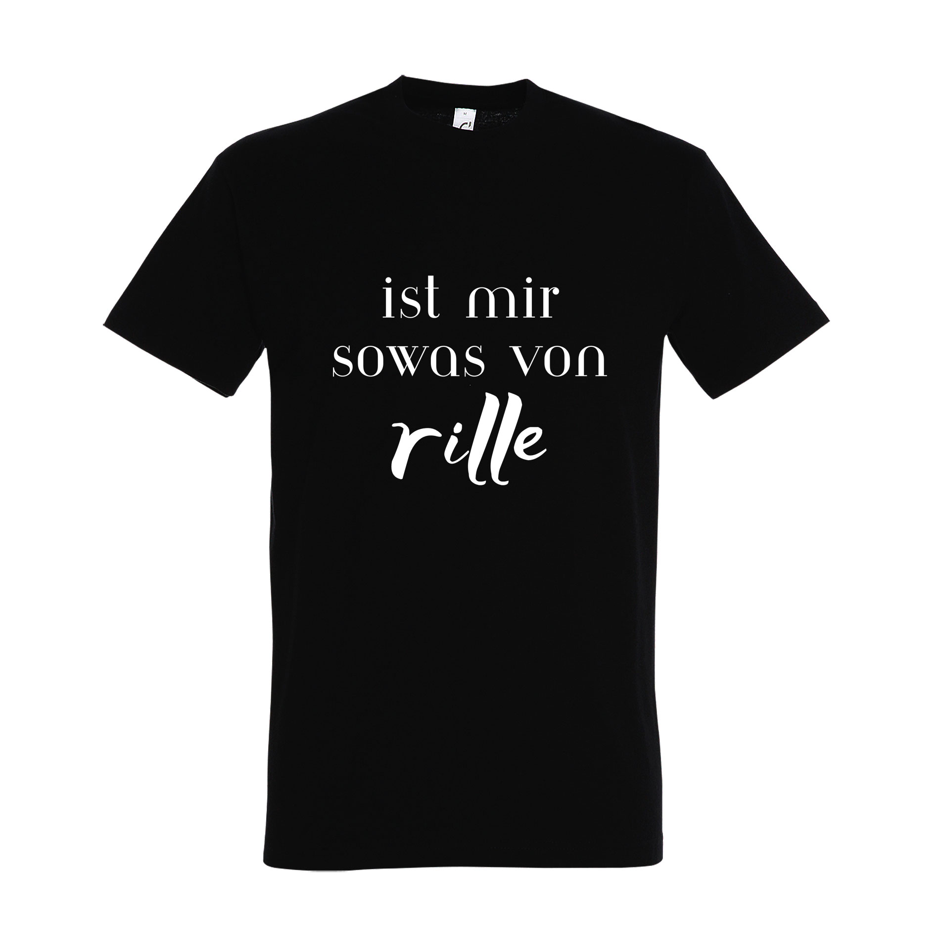 ist mir sowas von rille - Premium-T-Shirt - schwarz