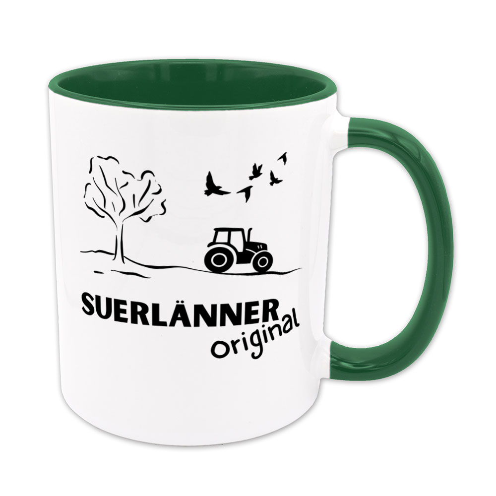 Tasse Suerlänner Original - dunkelgrün