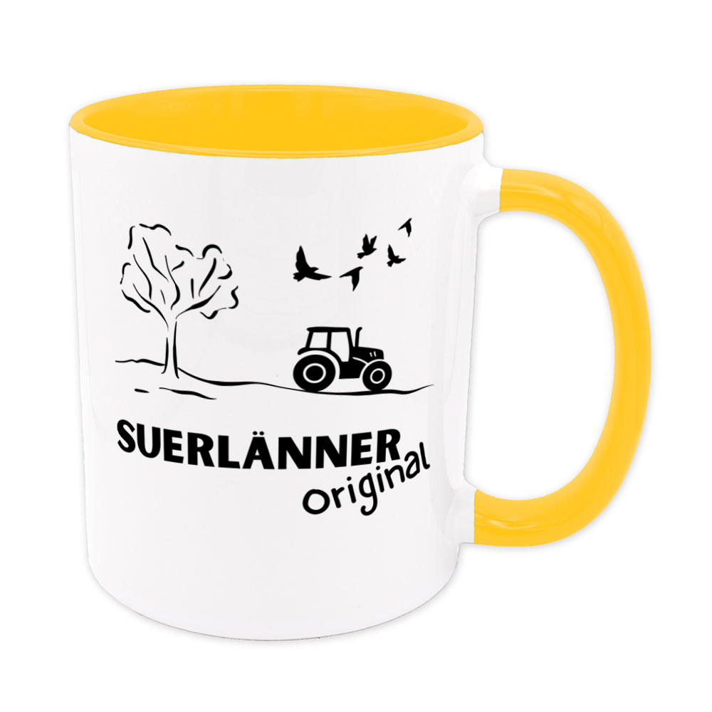 Tasse Suerlänner Original - goldgelb