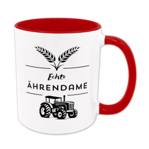 Echte Ährendame - Tasse - rot