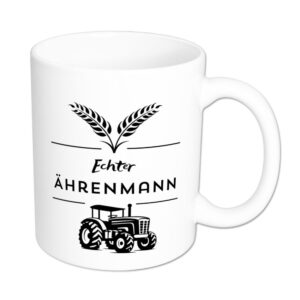 Echter Ährenmann - Tasse - weiß