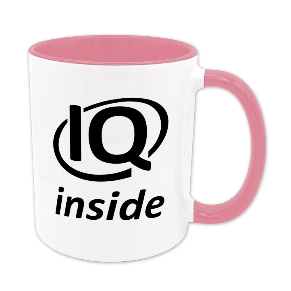 IQ inside - Tasse - rosa