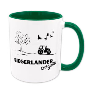 Siegerländer Original - Tasse - dunkelgrün