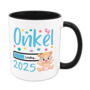 Onkel Loading 2025 (Mädchen) - Tasse - schwarz