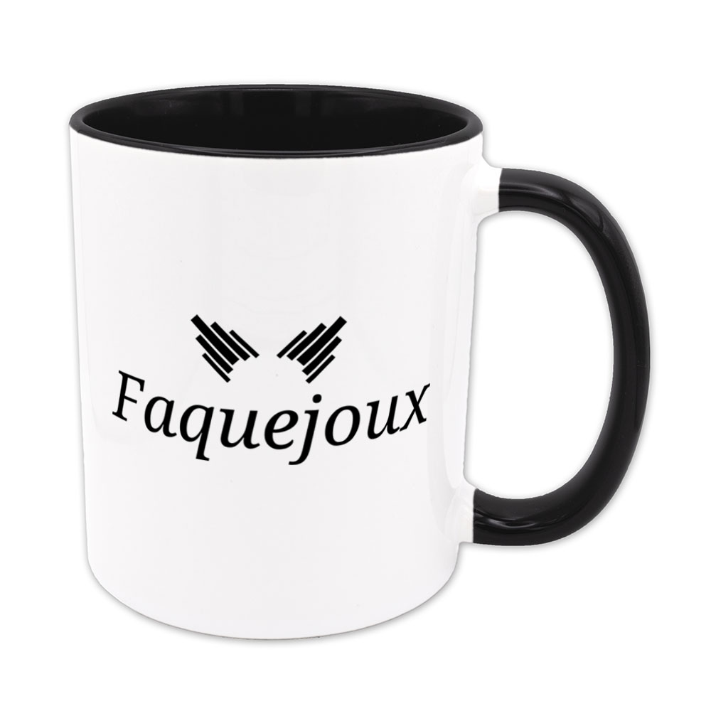 Faquejoux- Tasse - schwarz
