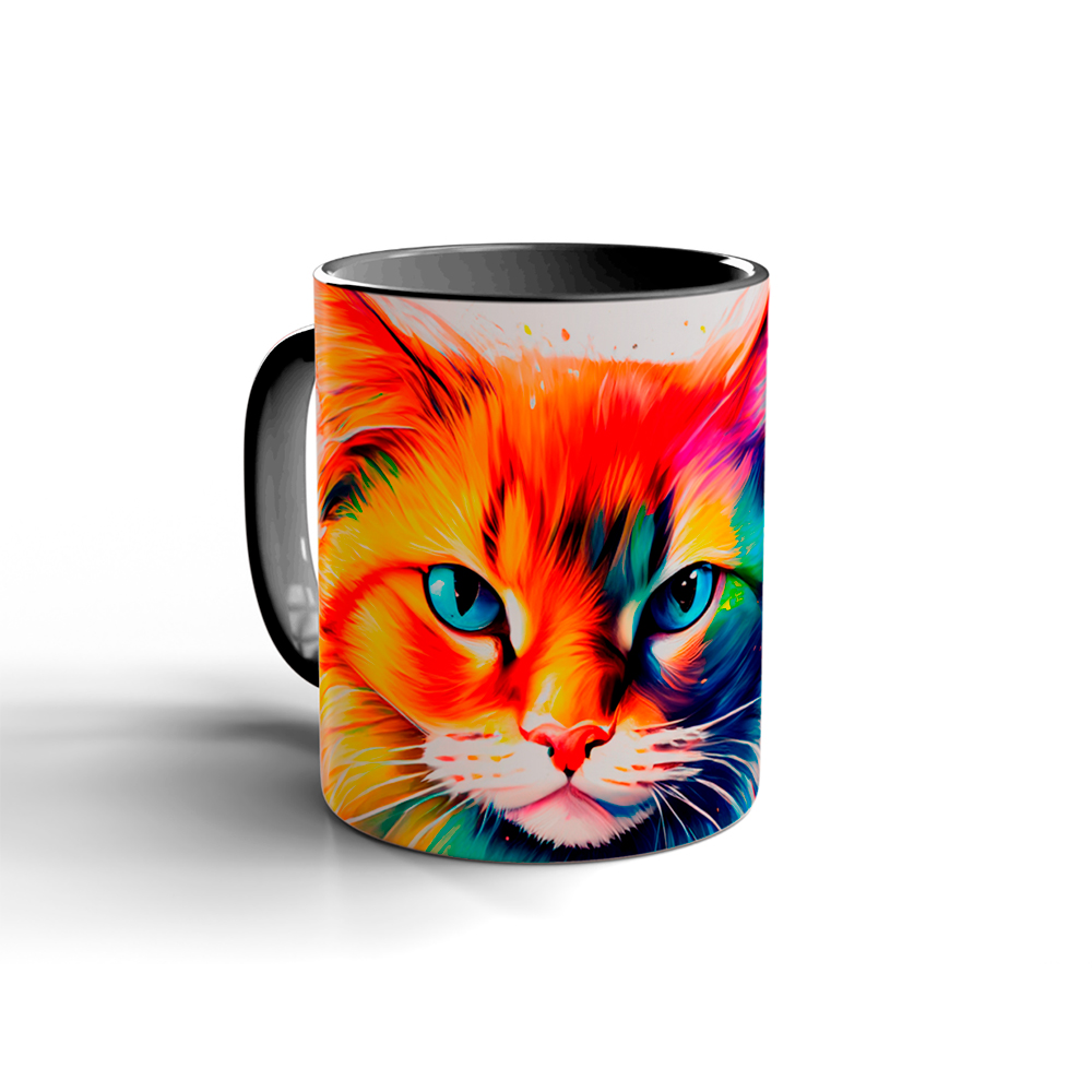 Color Cat - Cooper - Tasse - schwarz - Katze
