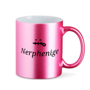 Nerphenige - Metallic-Tasse - metallic pink