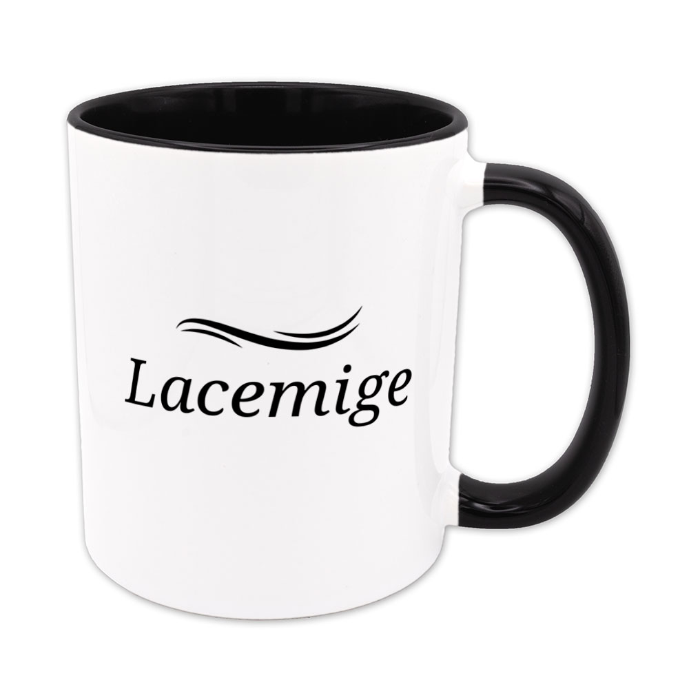 Lacemige - Tasse - Lass mich - schwarz