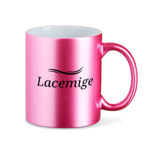Lacemige - Metallic-Tasse - Lass mich - metallic pink